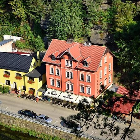 Pension-Restaurace Lugano Hřensko Zewnętrze zdjęcie