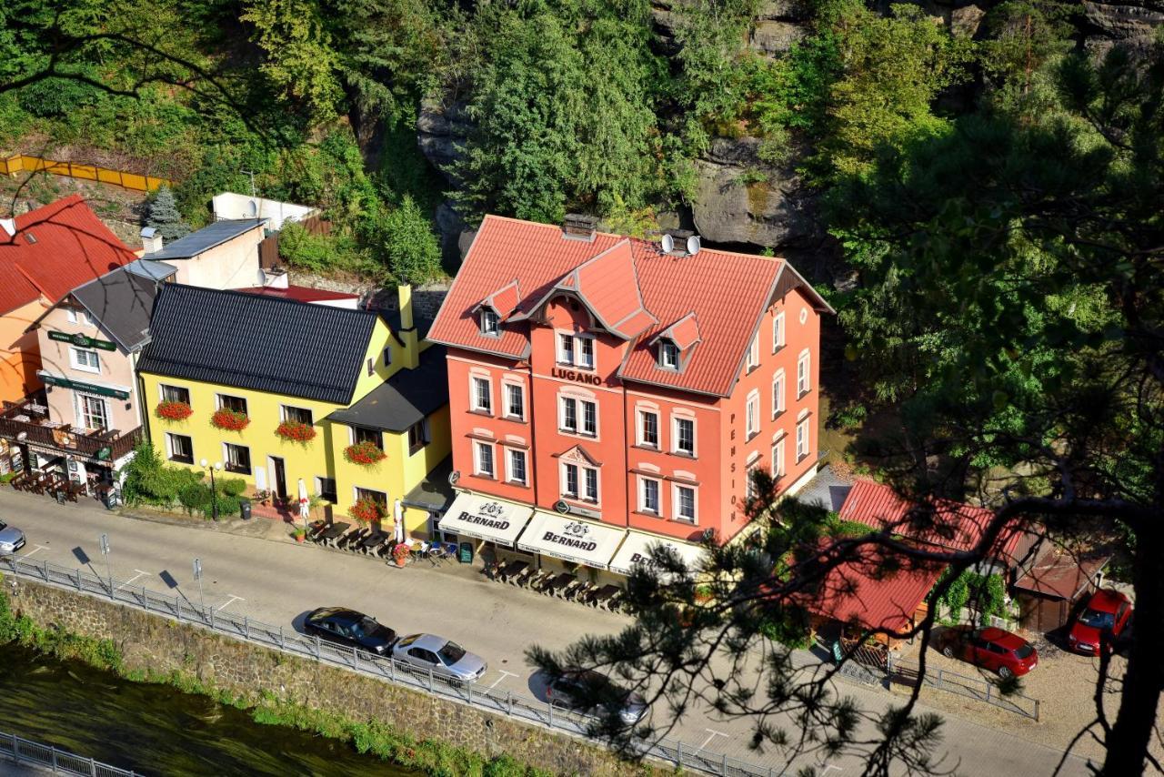 Pension-Restaurace Lugano Hřensko Zewnętrze zdjęcie
